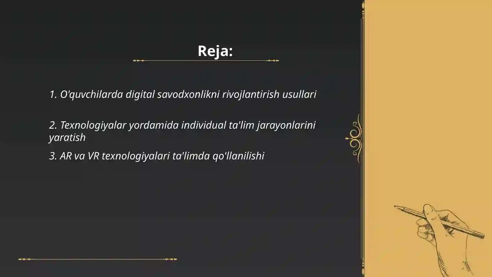 Texnologiya fanini o'qitishda innovotsion yondashuv 2