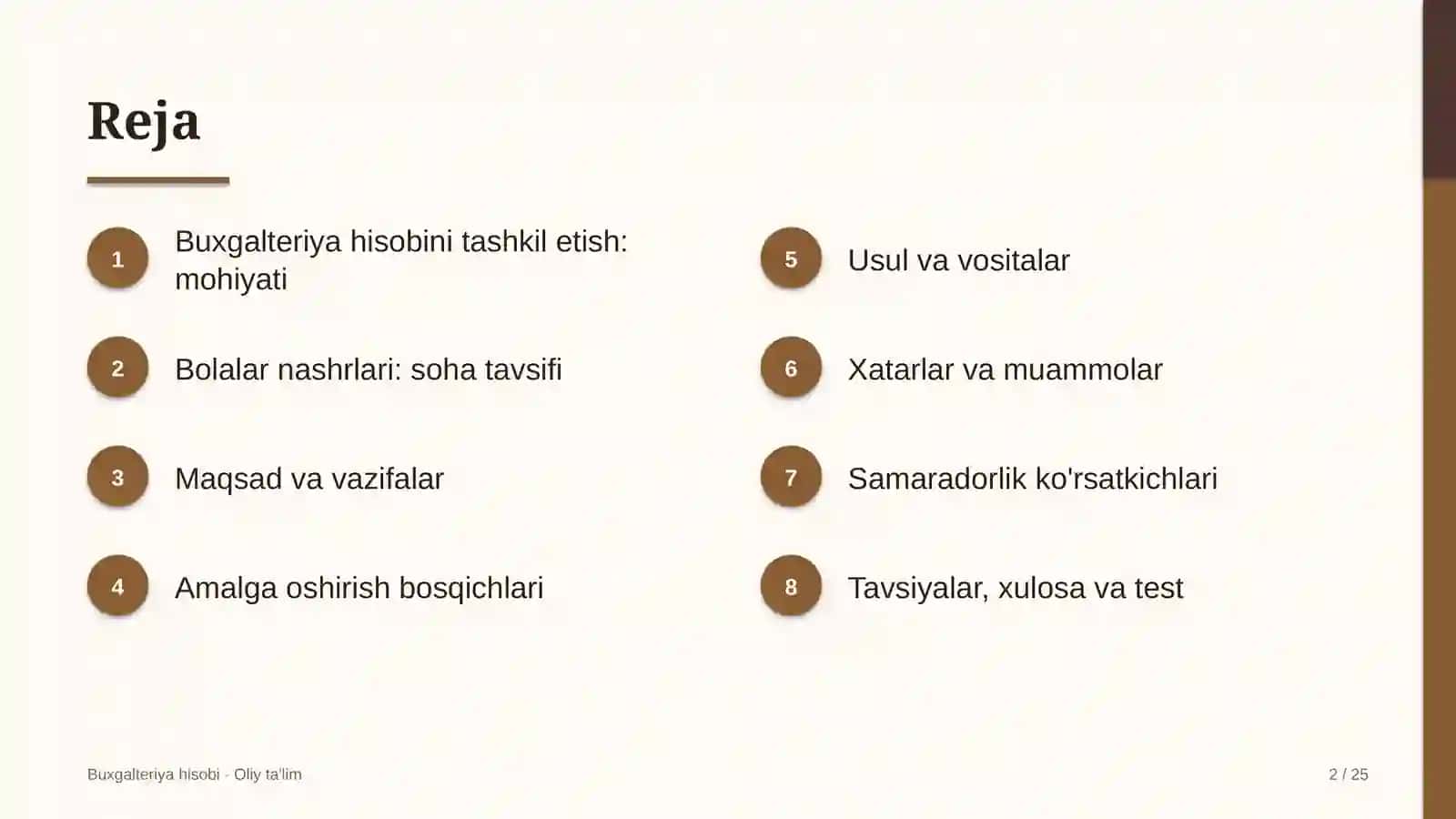 Bolalar nashrlarida buxgalteriya hisobini tashkil etish 2