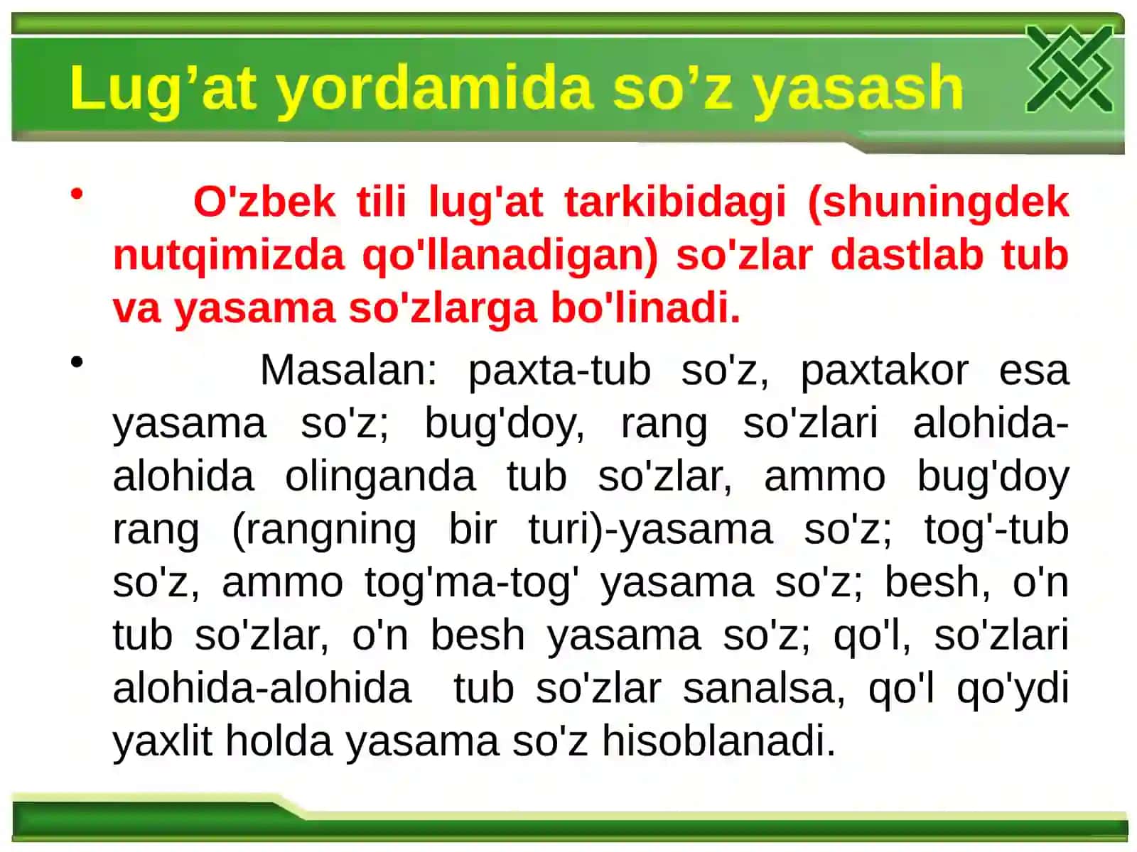 O'zbek tili so'z yasash lug'ati 2