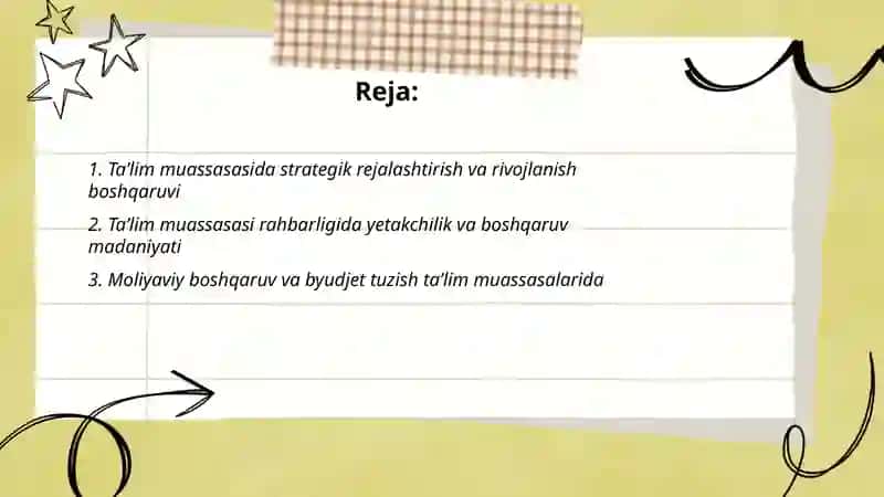 Taʼlim muassasasi menejmenti 2