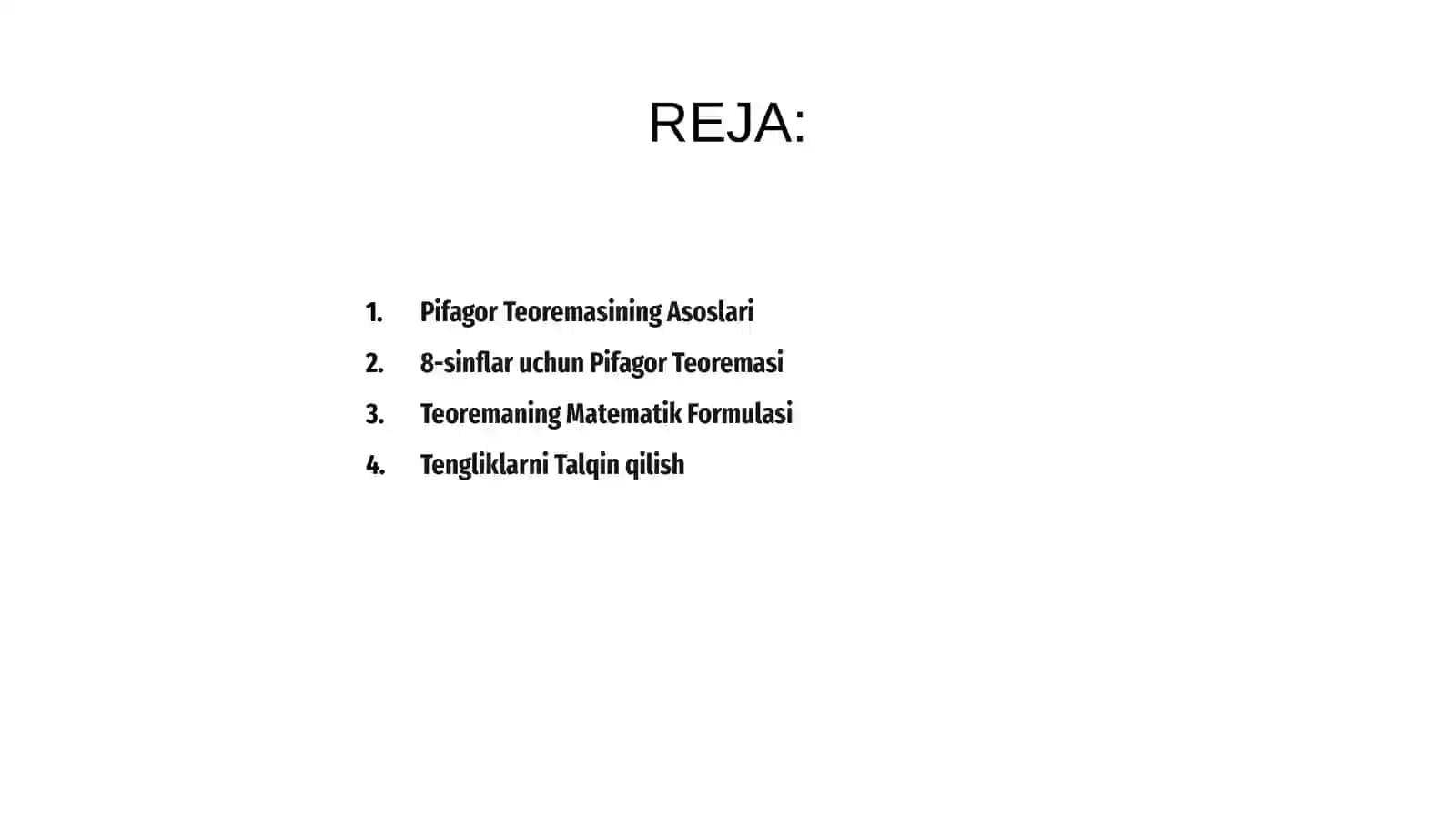 Pifagor Teoremasi 2