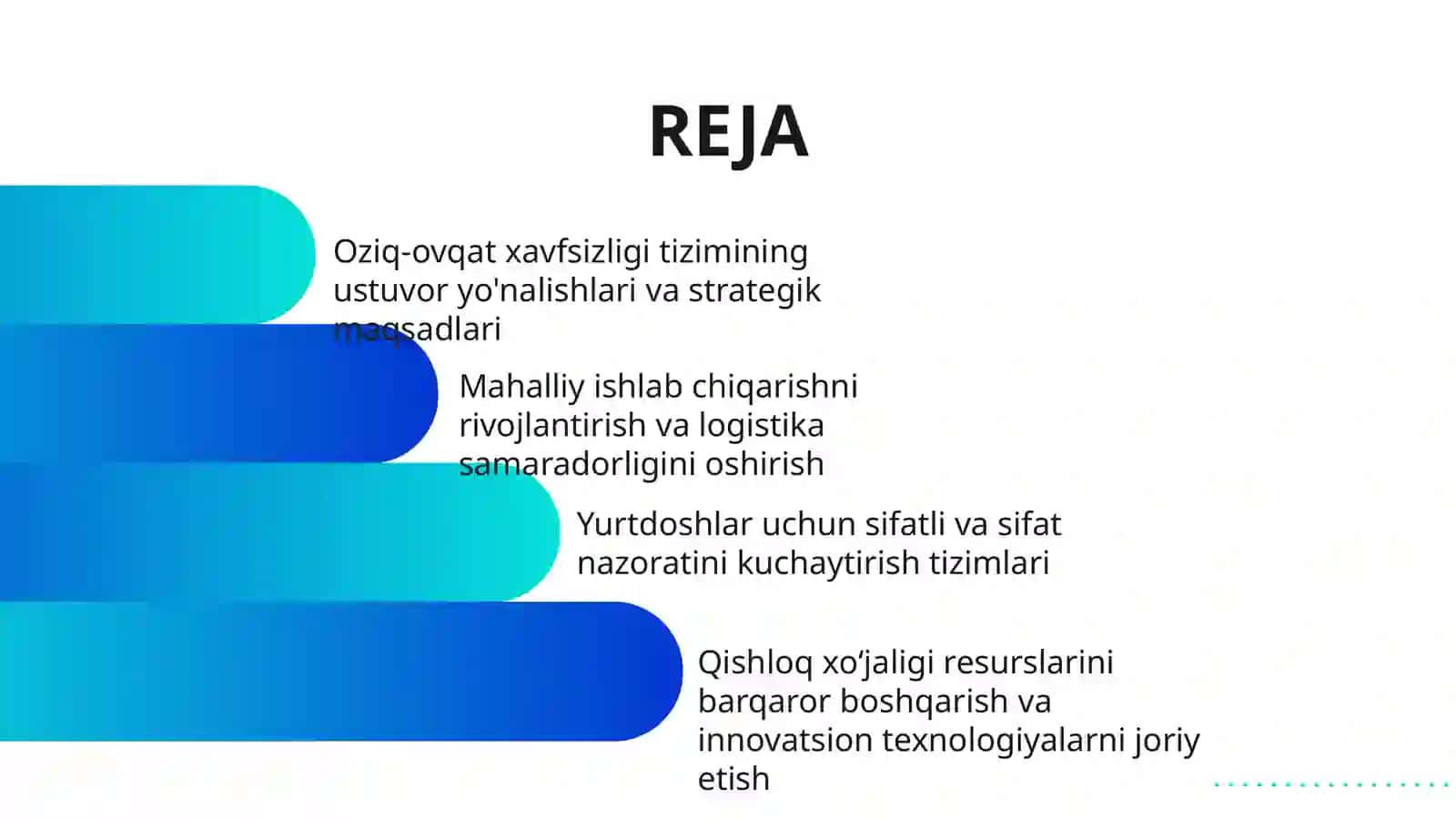 OʻZBEKISTON RESPUBLIKASIDA OZIQ-OVQAT XAVFSIZLIGINI TA’MINLASHNING ASOSIY YUNALISHLARI 2