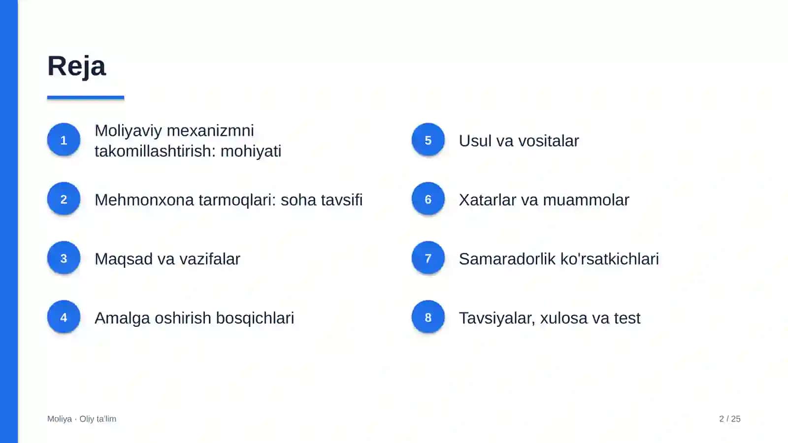 mehmonxona tarmoqlarida moliyaviy mexanizmni takomillashtirish 3846 2