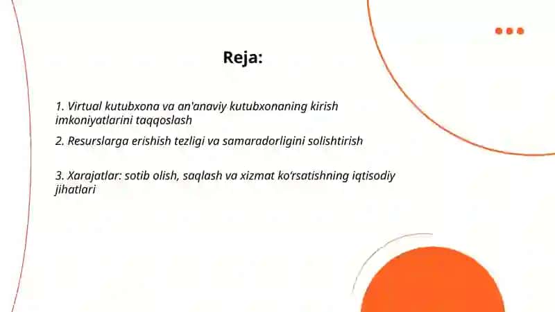 Virtual kutubxonalar:an'anaviy kutubxonalar bilan taqqoslash va zamonaviylikdagi ustun jihatlari 2