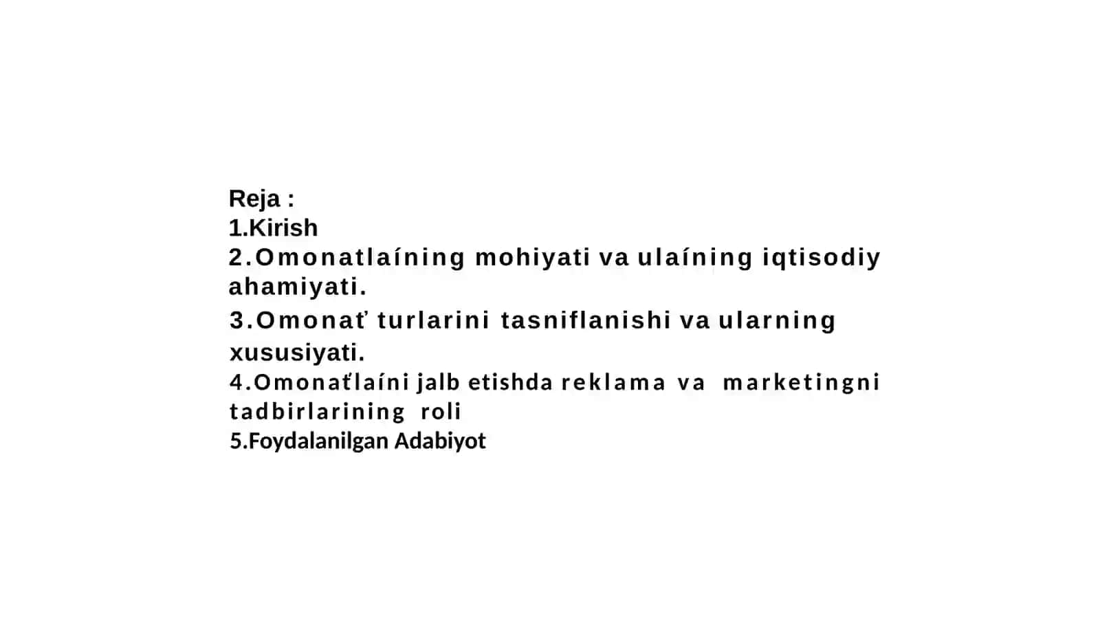 Omonatlarga pul mablag'larini jalb etish 2