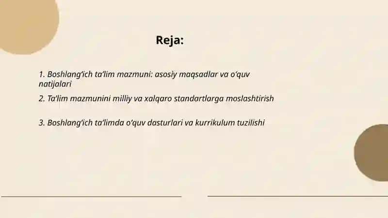 Boshlangʻich taʼlim mazmuni va mohiyati 2