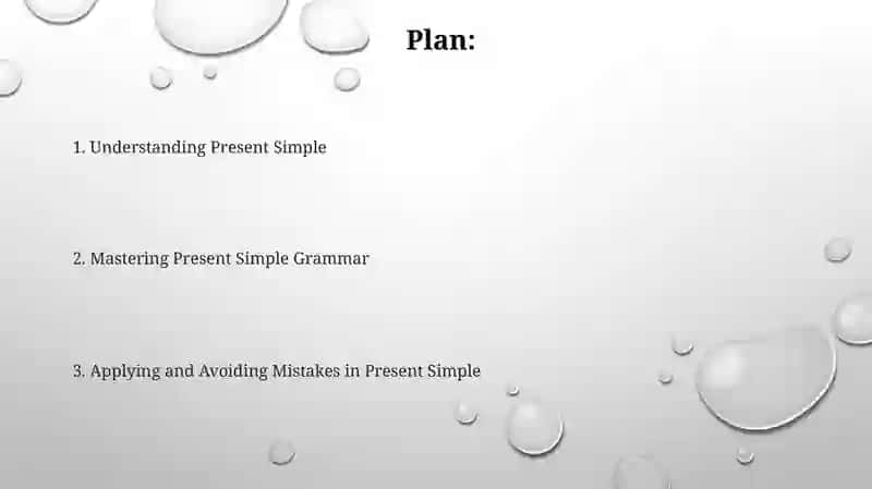 PRESENT SIMPLE 2