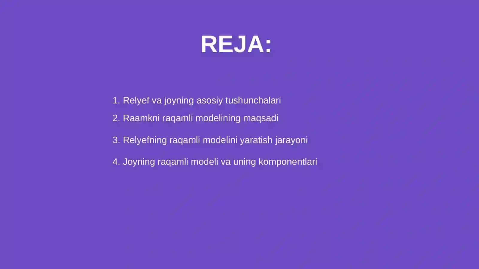 Relyefning va joyning raqamli modelari qanday farq qiladi 2