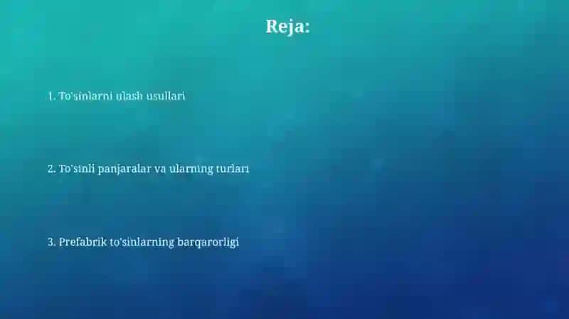 Tòsnlarning ozaro biriktirish usullari,tosinlar panjarasi yiģma tosinlarning ustvorligi 2