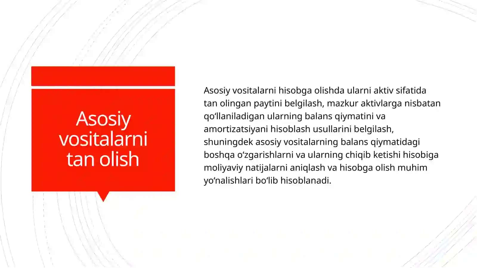 Asosiy vositalarni qayta baholash muamolarini hisobga olish 2