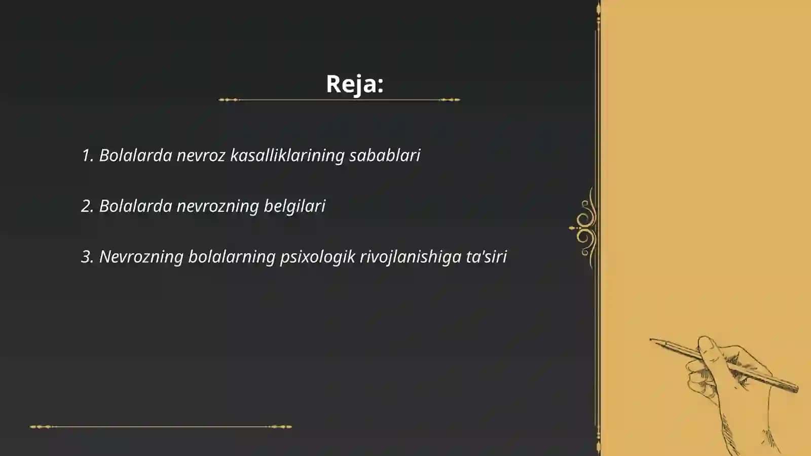 Bolalarda nevroz kasalliklari va ularni oldini olish 2