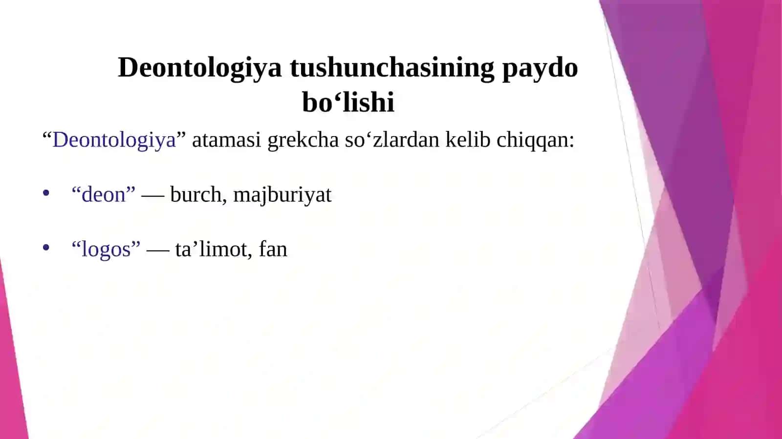 Bioetika va deontologiyaning vujudga kelishiga olib kelgan holatlar 2