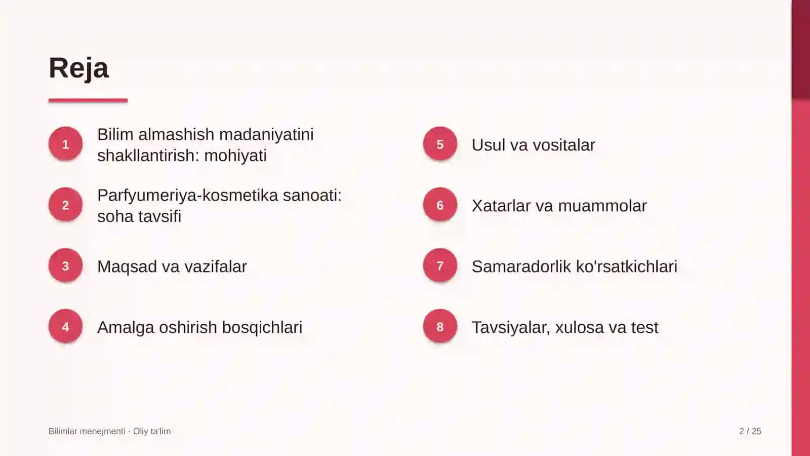 parfyumeriya kosmetika sanoatida bilim almashish madaniyatini shakllantirish 2781 2
