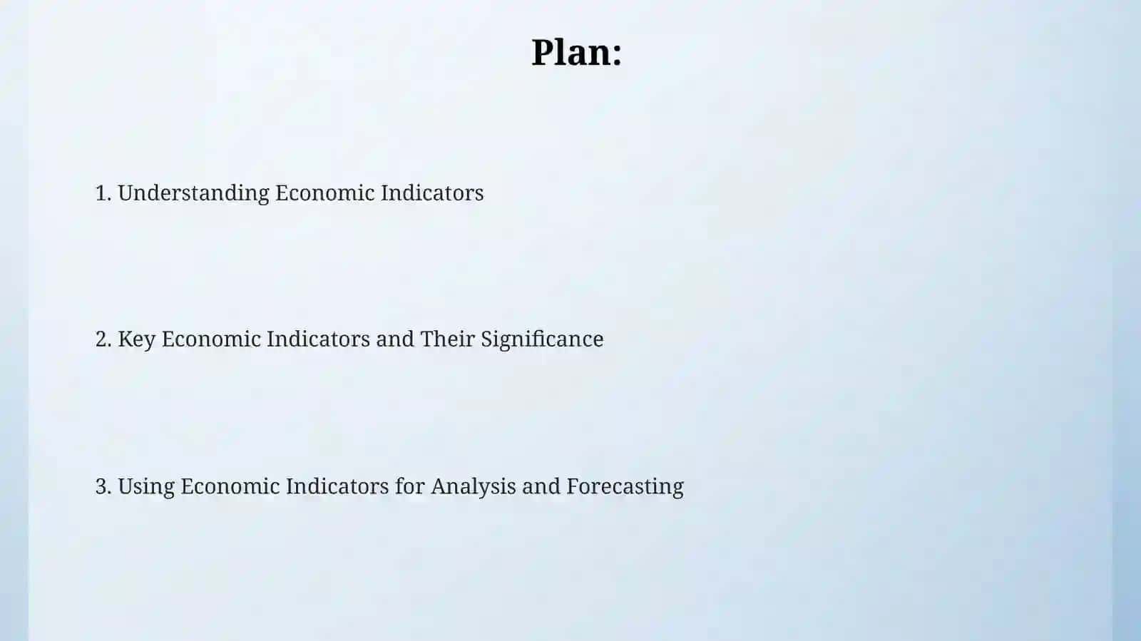 UNIT 13 ECONOMIC INDICATORS 2