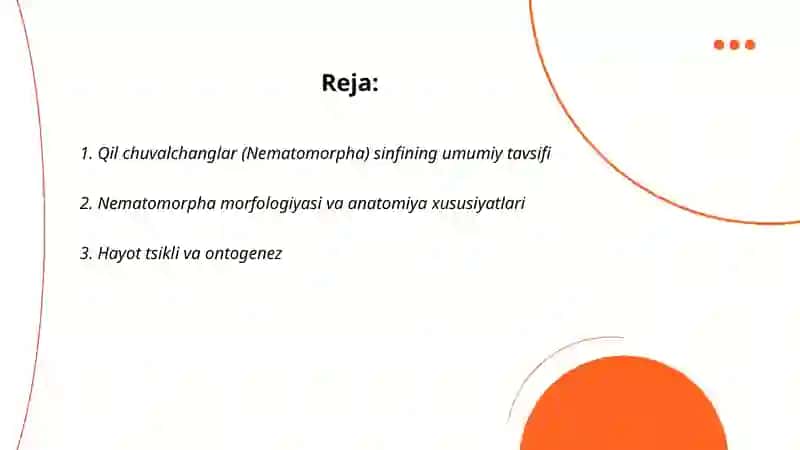 Qil chuvalchanglar (Nematomorpha)sinfi 2