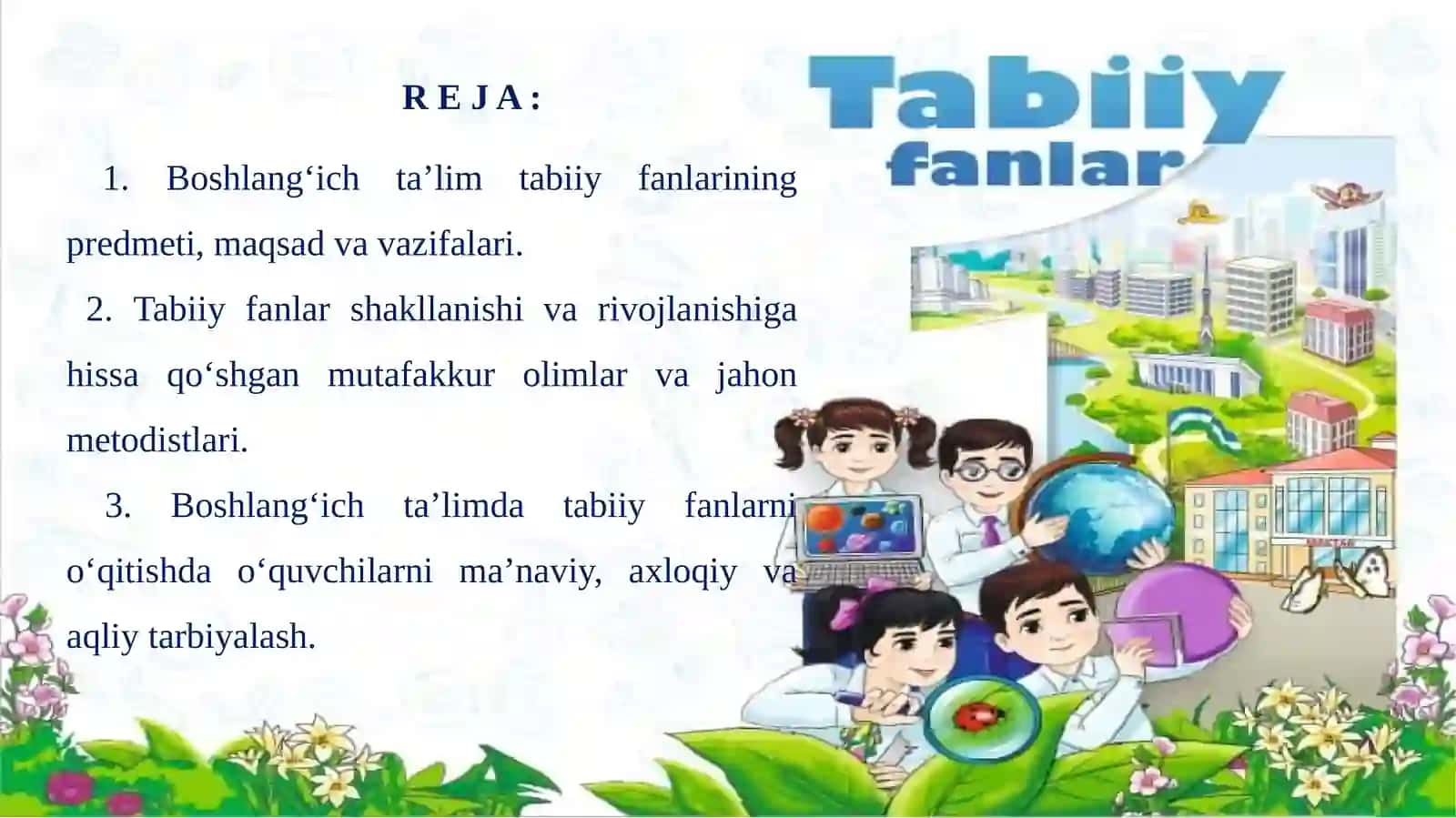 Boshlang’ich taʼlim - tabiiy fanlar 2