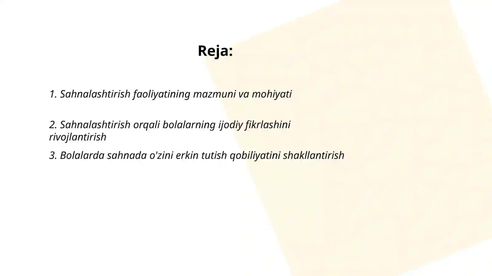 Sahnalashtirish faoliyati vositasida bolalarda ijodiy qobiliyatlarini rivojlantirish 2