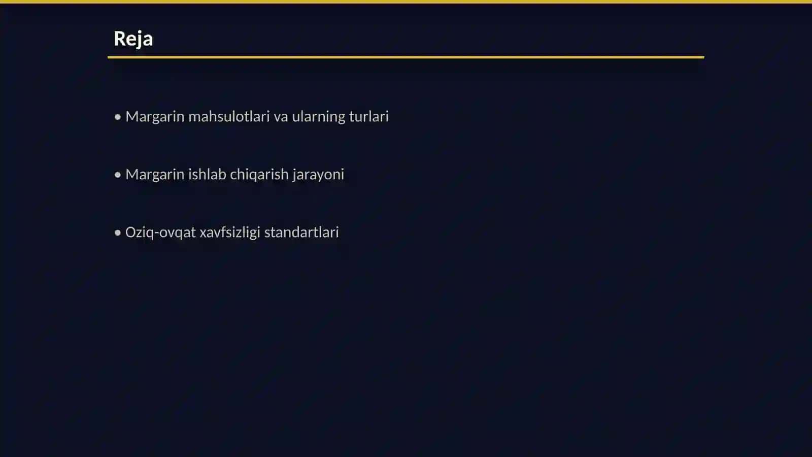Margarin mahsulotlari va ularning turlari 2