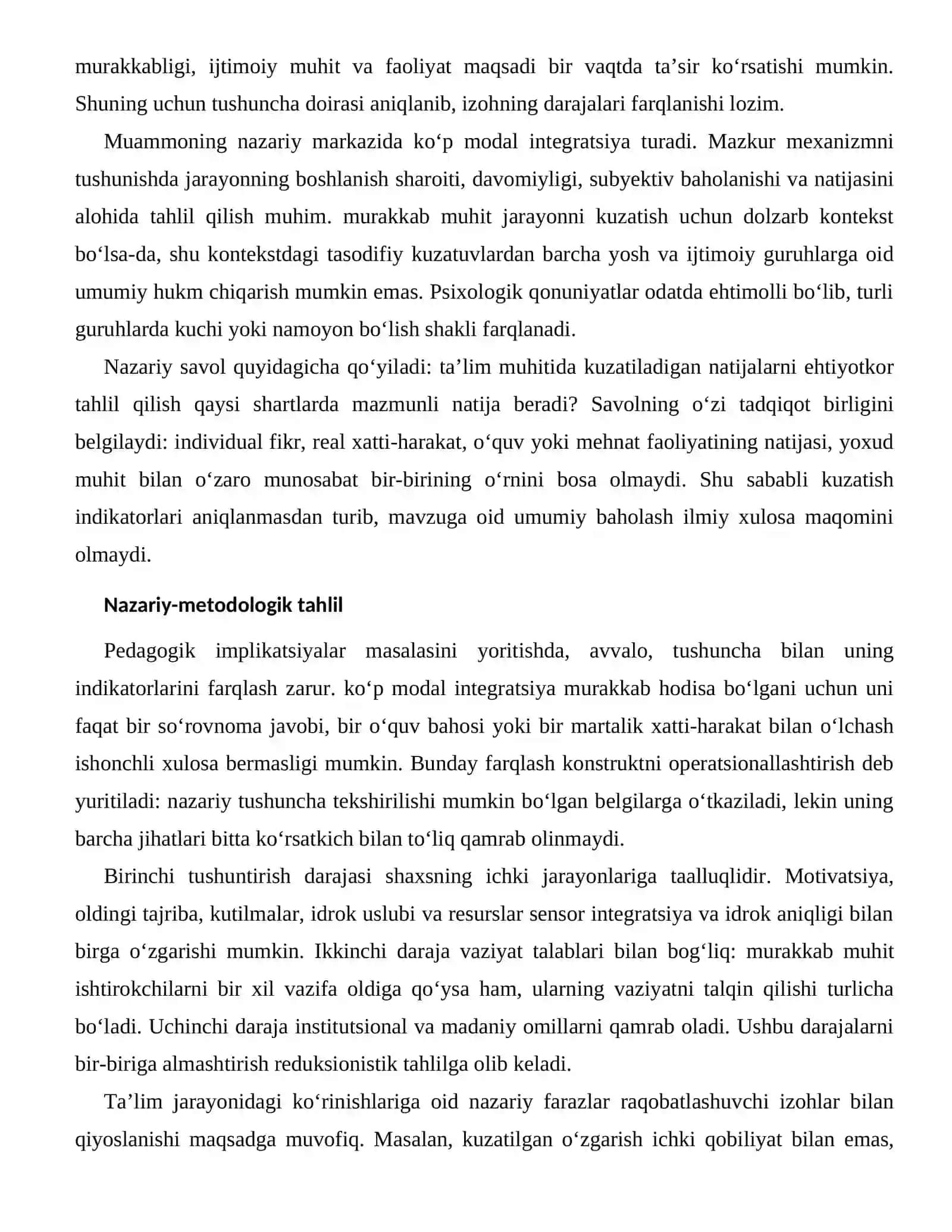 SENSOR INTEGRATSIYA VA IDROK ANIQLIGI — TA’LIM JARAYONIDAGI KO‘RINISHLARI 2