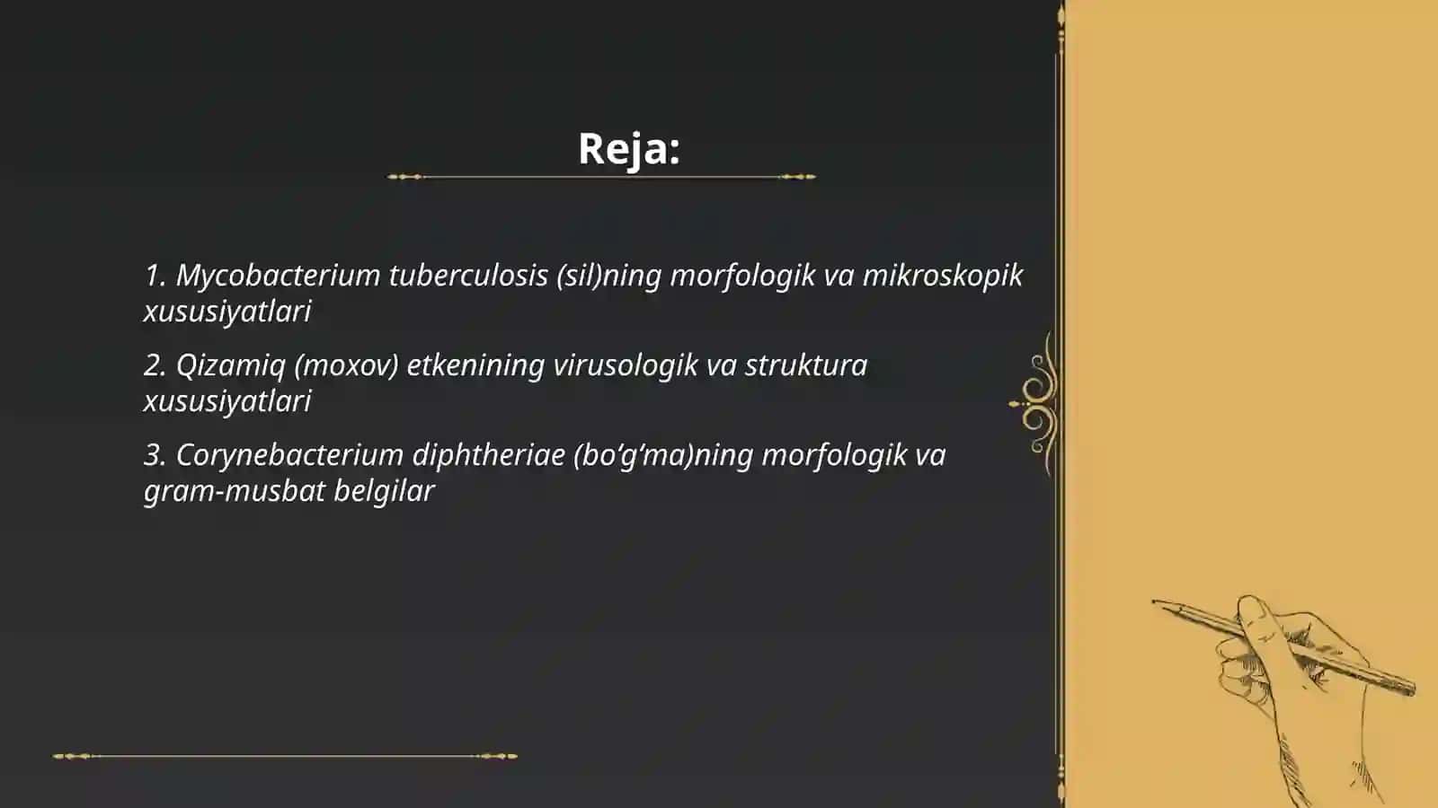 Havo tomchi infeksiyalari sil moxov bo‘g‘ma ko‘k yo‘tal qo‘zg‘atuvchilariga harakteriska 2