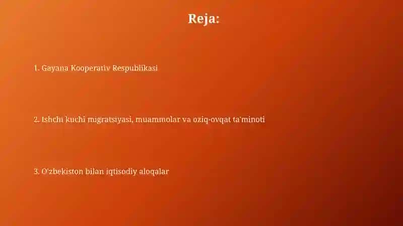 Farg'ona Davlat Texnika Universiteti Ishlab chiqarishda boshqaruv fakulteti Iqtisodiyot yo'nalishi S22-A21 I guruh talabasi Alijonov Dostonbekning Xalqaro Iqtisodiyot fanidan tayyorlagan taqdimoti 2