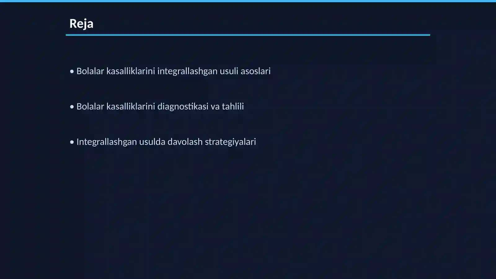 Bolalar kasalliklarini integrallashgan usulda olib borish 2