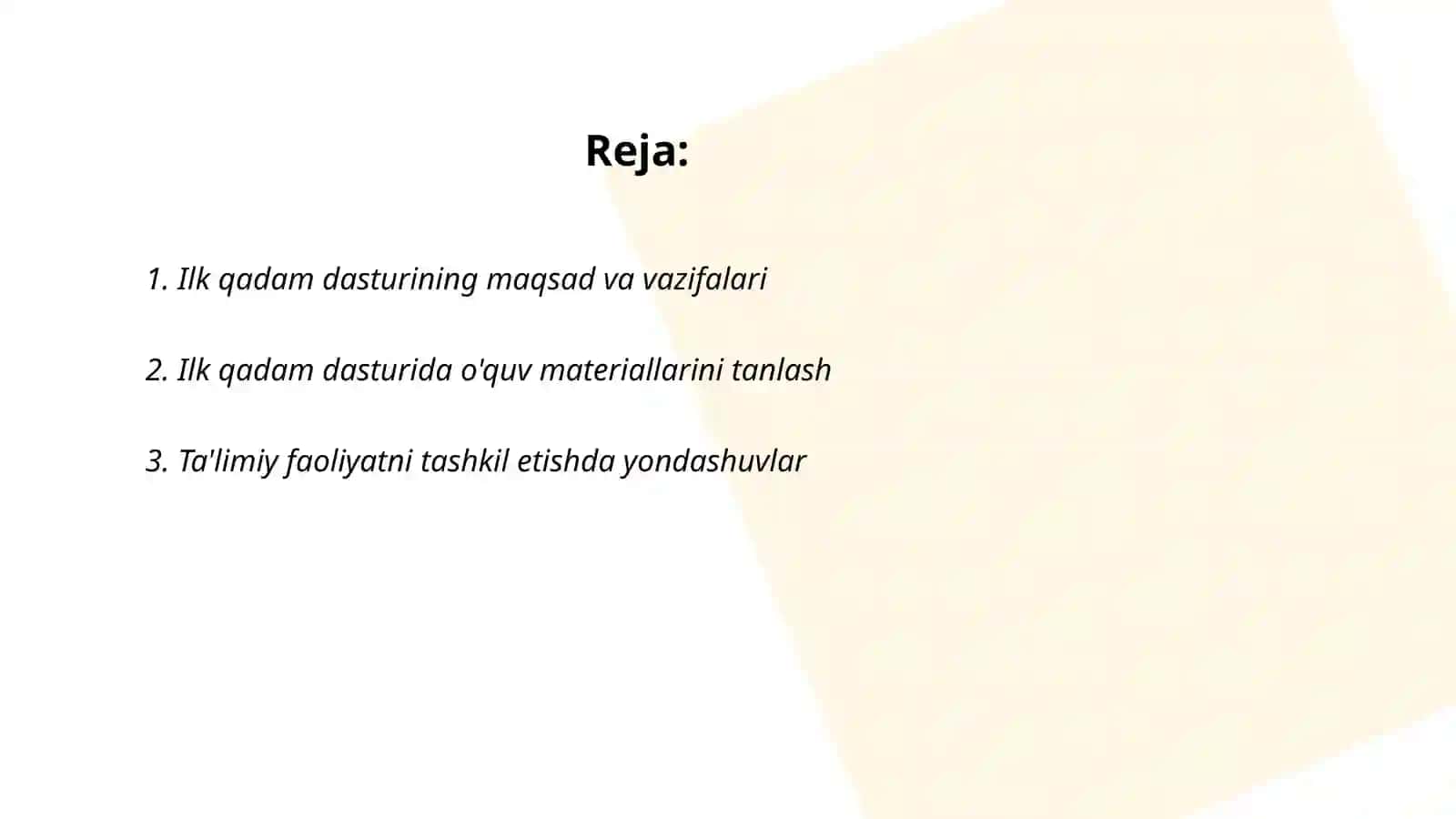Uroqova Sevinchning taqdimoti 2