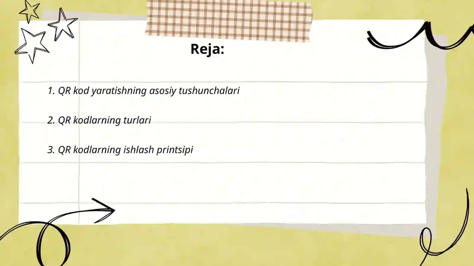 QR kod yaratish 2