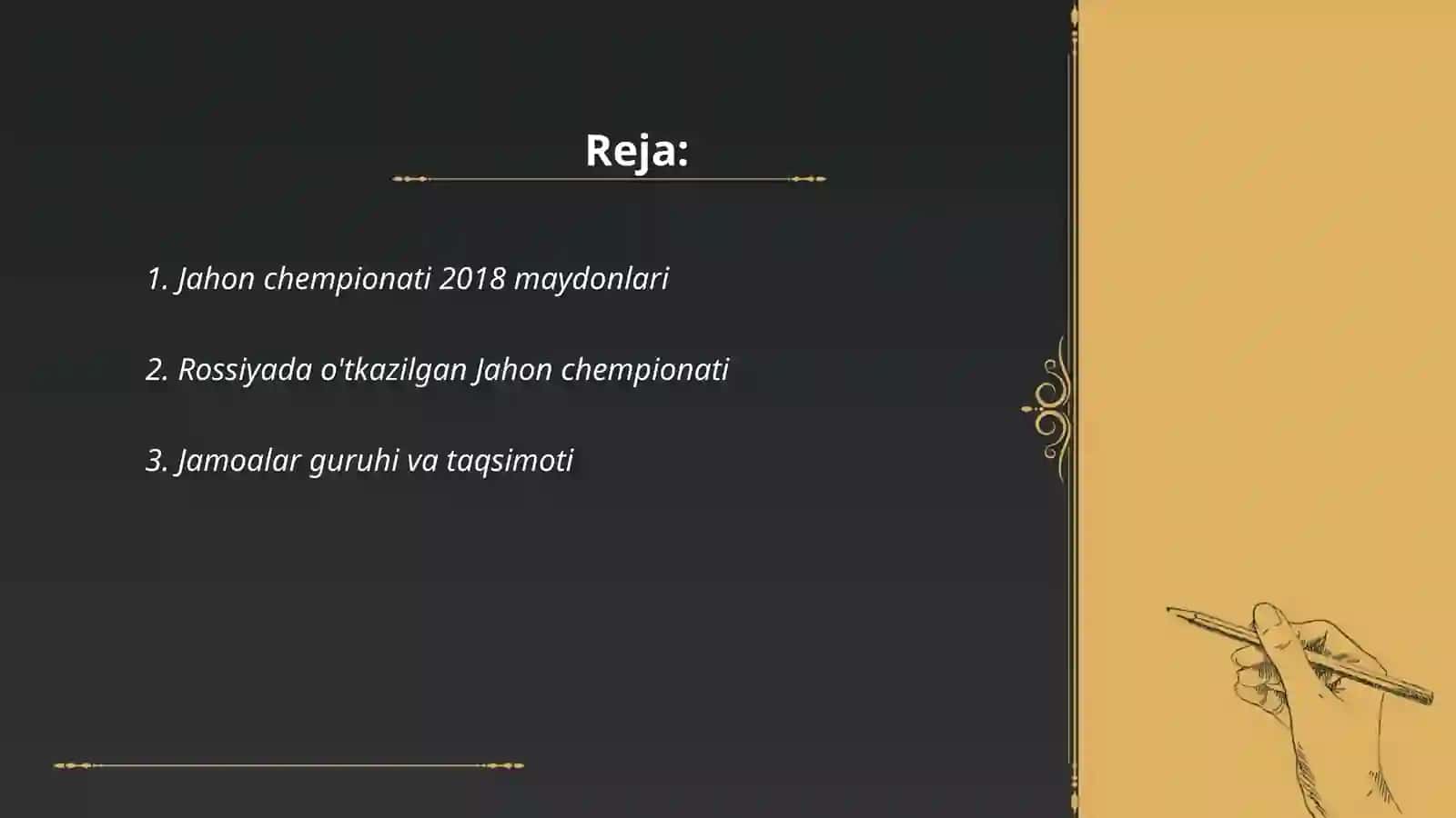 Jahon chempionati 2018 2