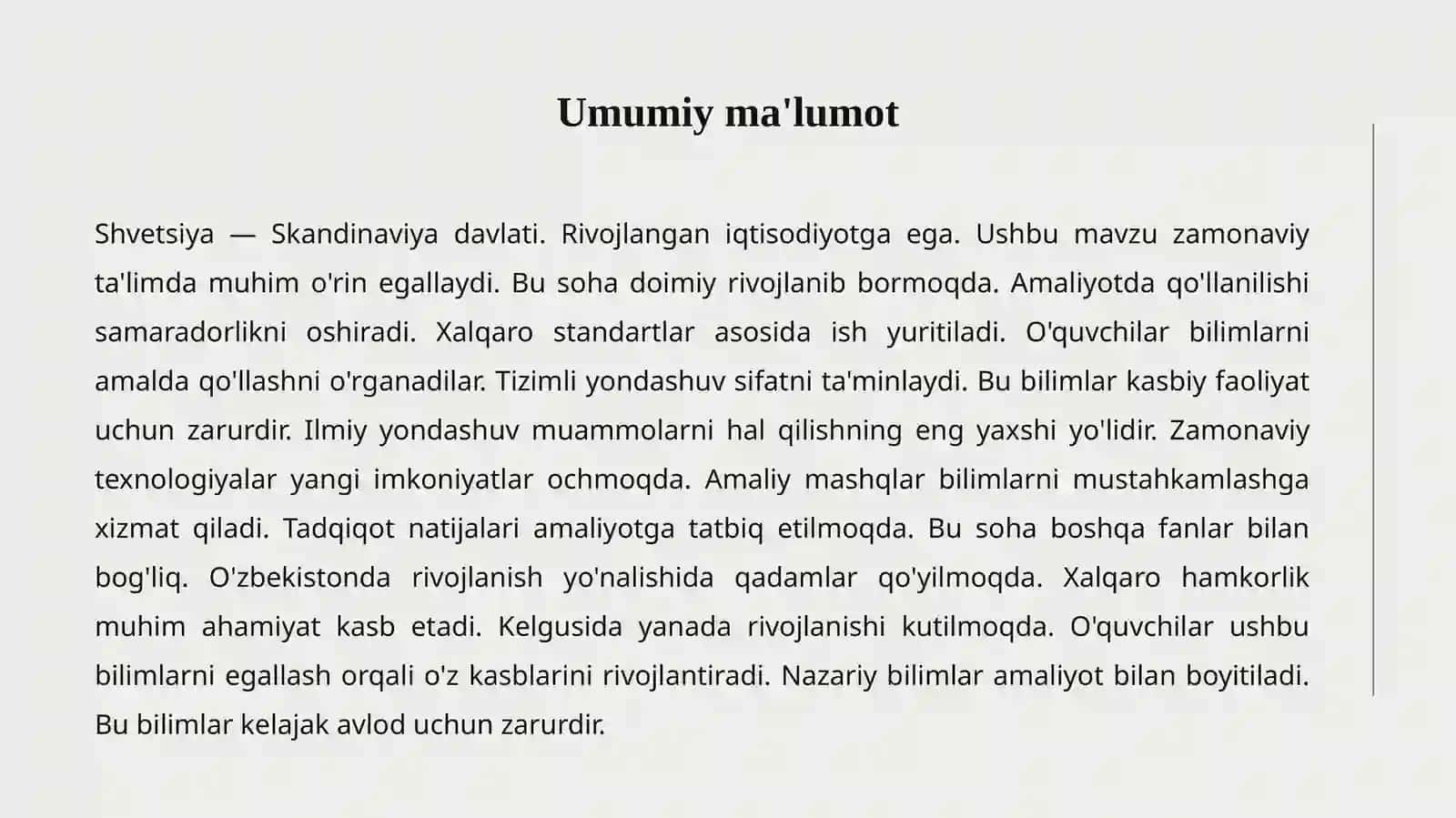 SHVETSIYA IQTISODIYOTI 2