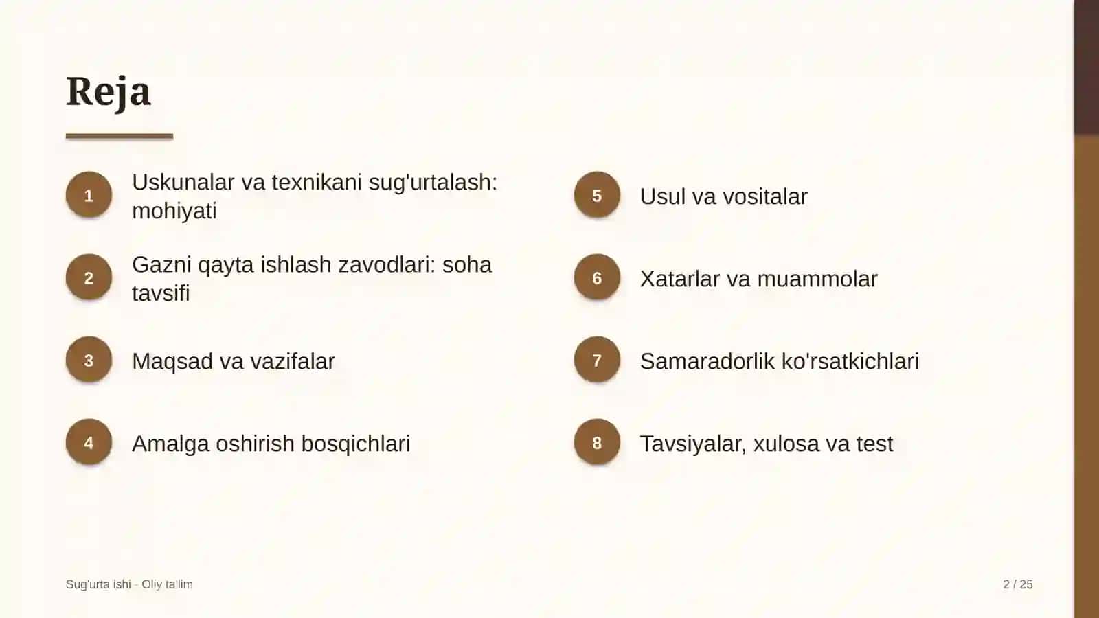 gazni qayta ishlash zavodlarida uskunalar va texnikani sug'urtalash 8093 2