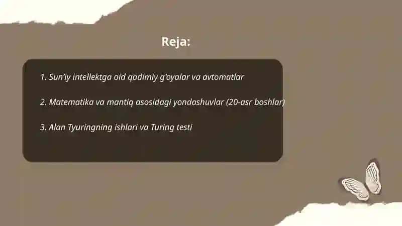Sunʼiy intellekt rivojlanish tarixi 2