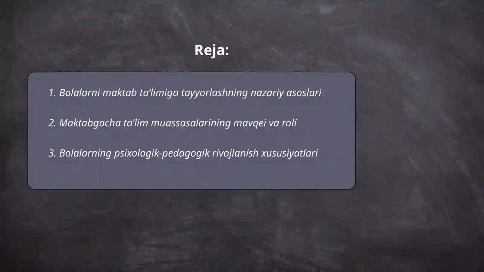Bolalarni maktab taʼlimiga tayyorlash metodikasi 2