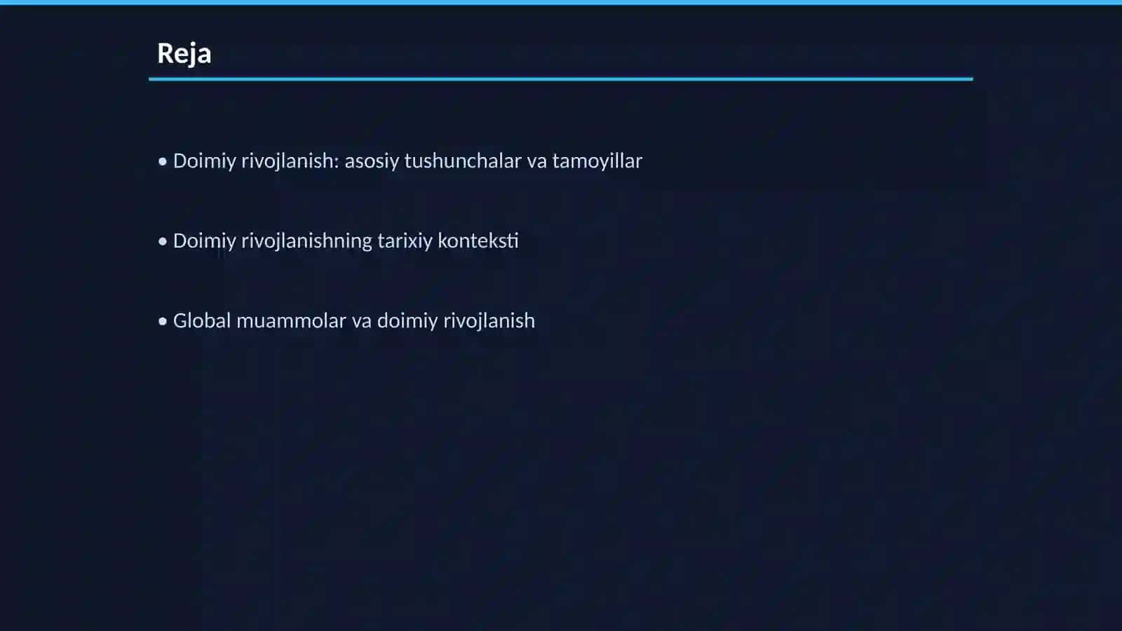Doimiy rivojlanish konsepsiyasi tushunchasi 2