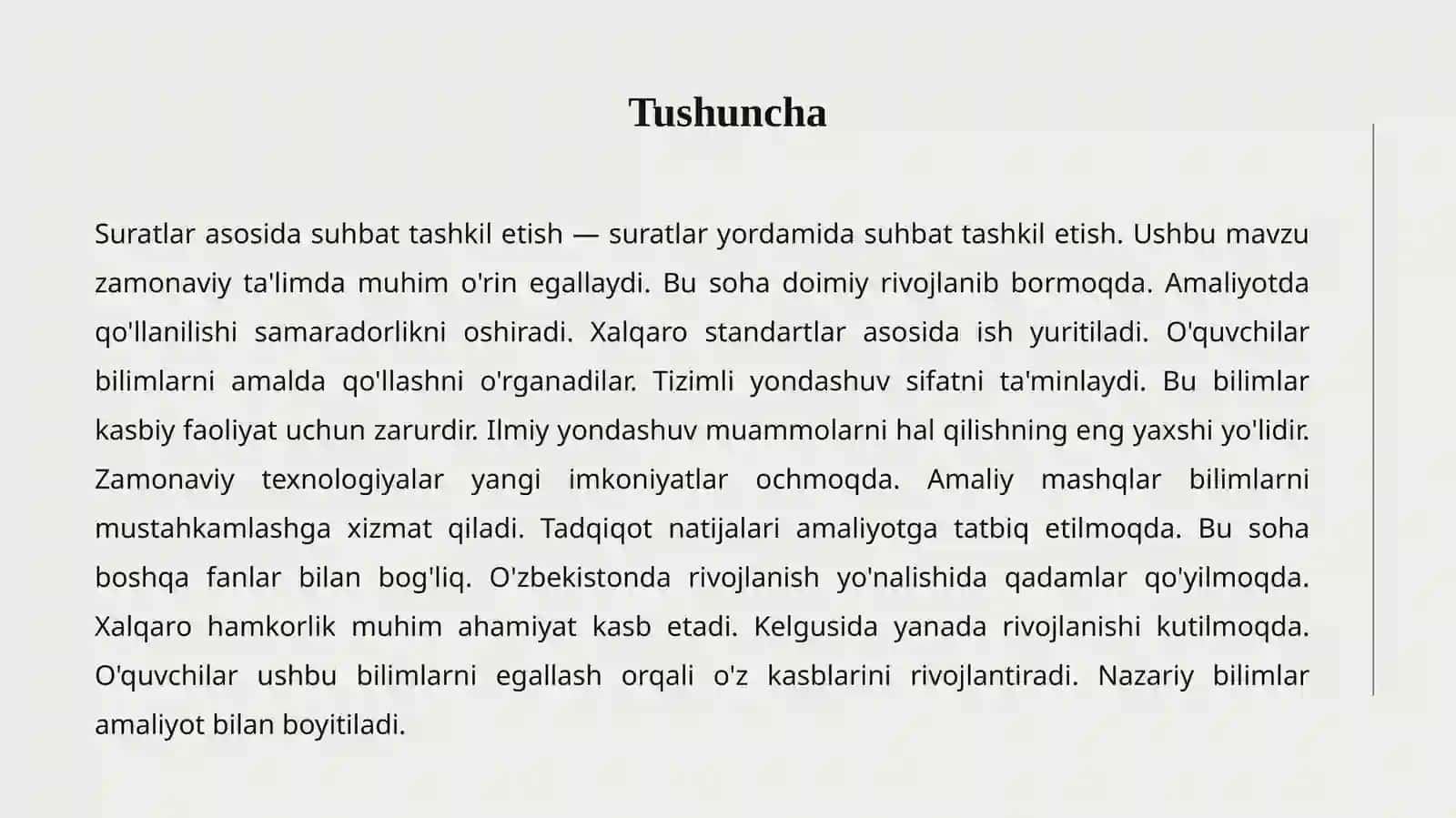 Suratlar asosida suhbat 2