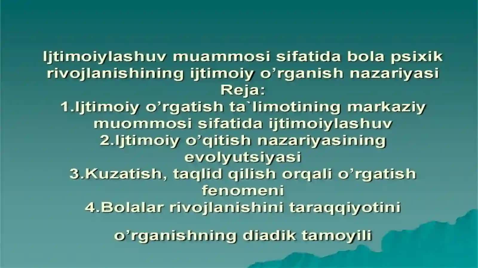 IJTIMOIY PSIXOLOGIYA FAN SIFATIDA RIVOJLANISHI 2