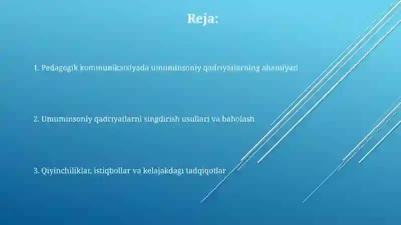 Umuminsoniy qadriyatlar 2