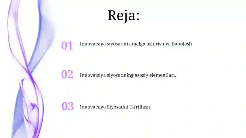 Innovatsiya Siyosati 2