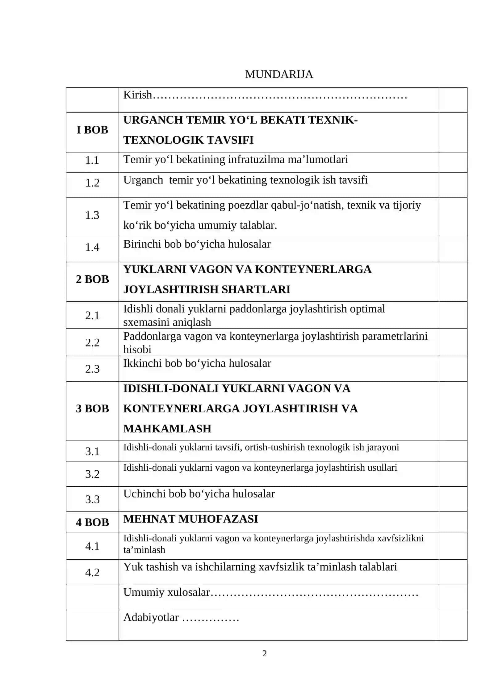 Yuk trаnsроrt tizimlаri 2