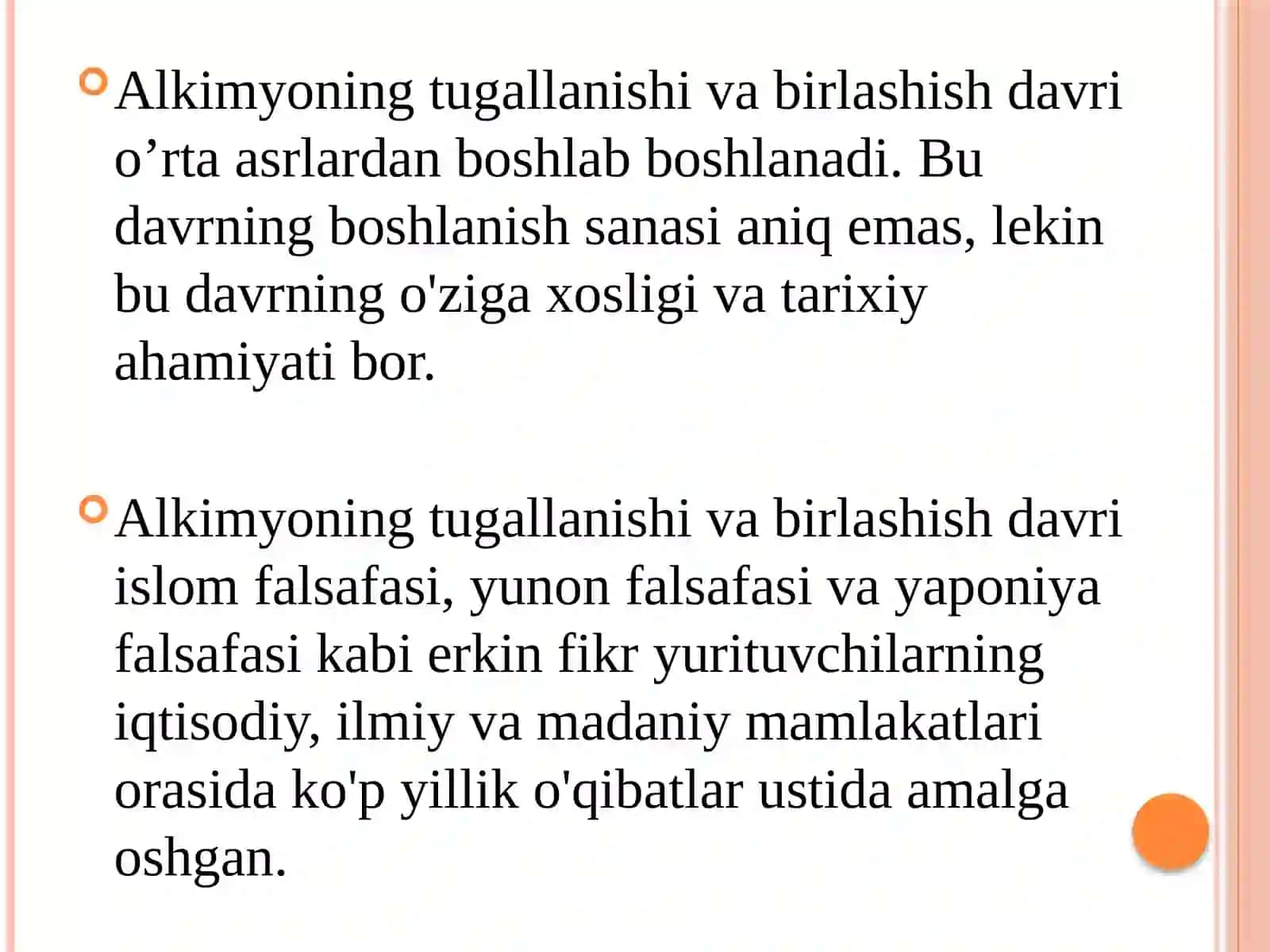 Alkimyoning Tugallanishi va Birlashish Davri 2