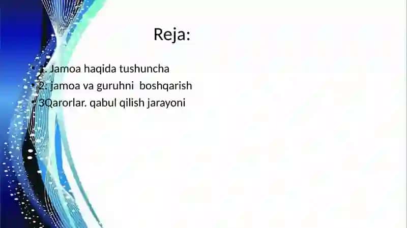 Guruh va jamoada samarali faoliyat olib borish 2