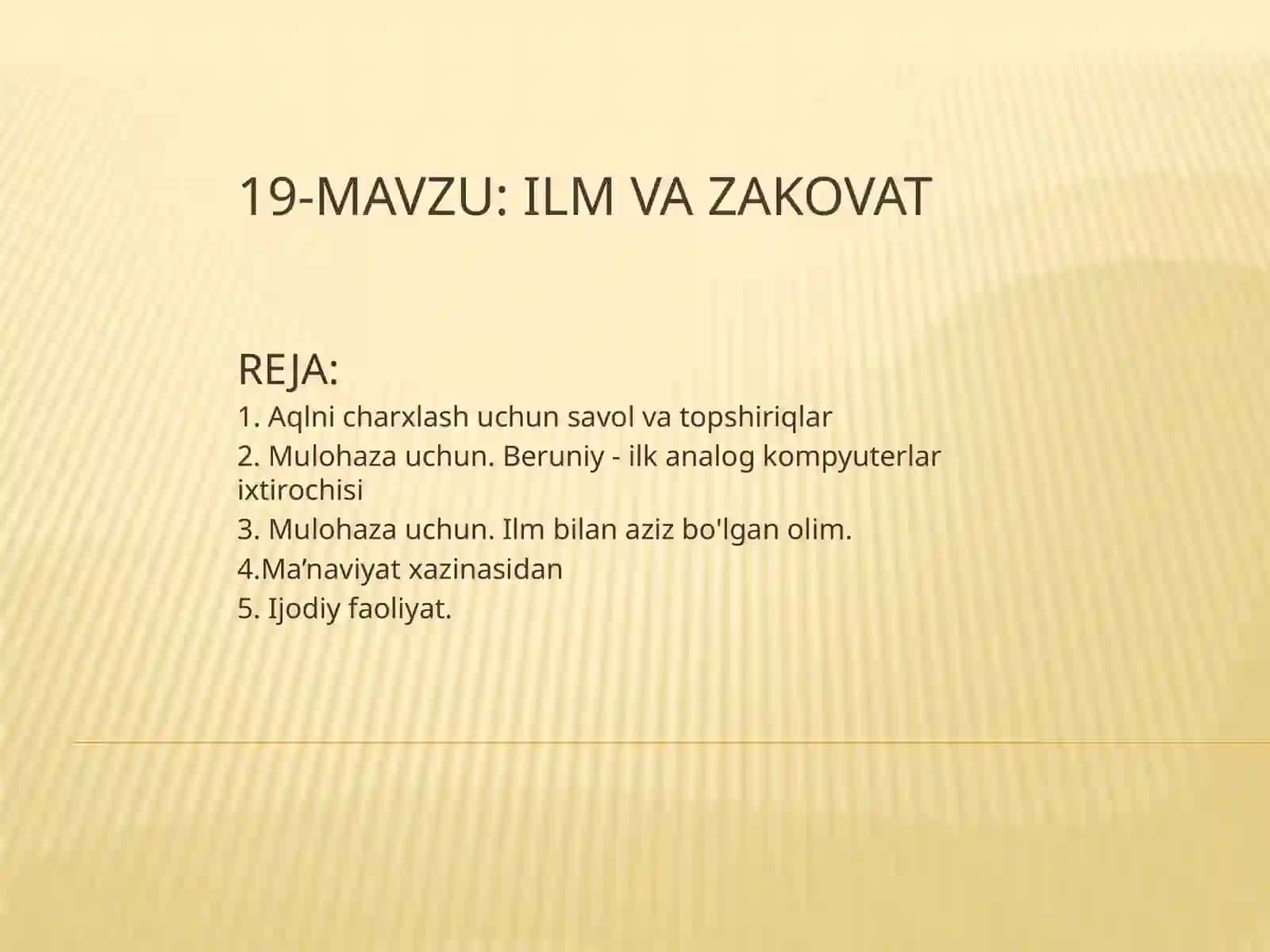 ILM VA ZAKOVAT 2