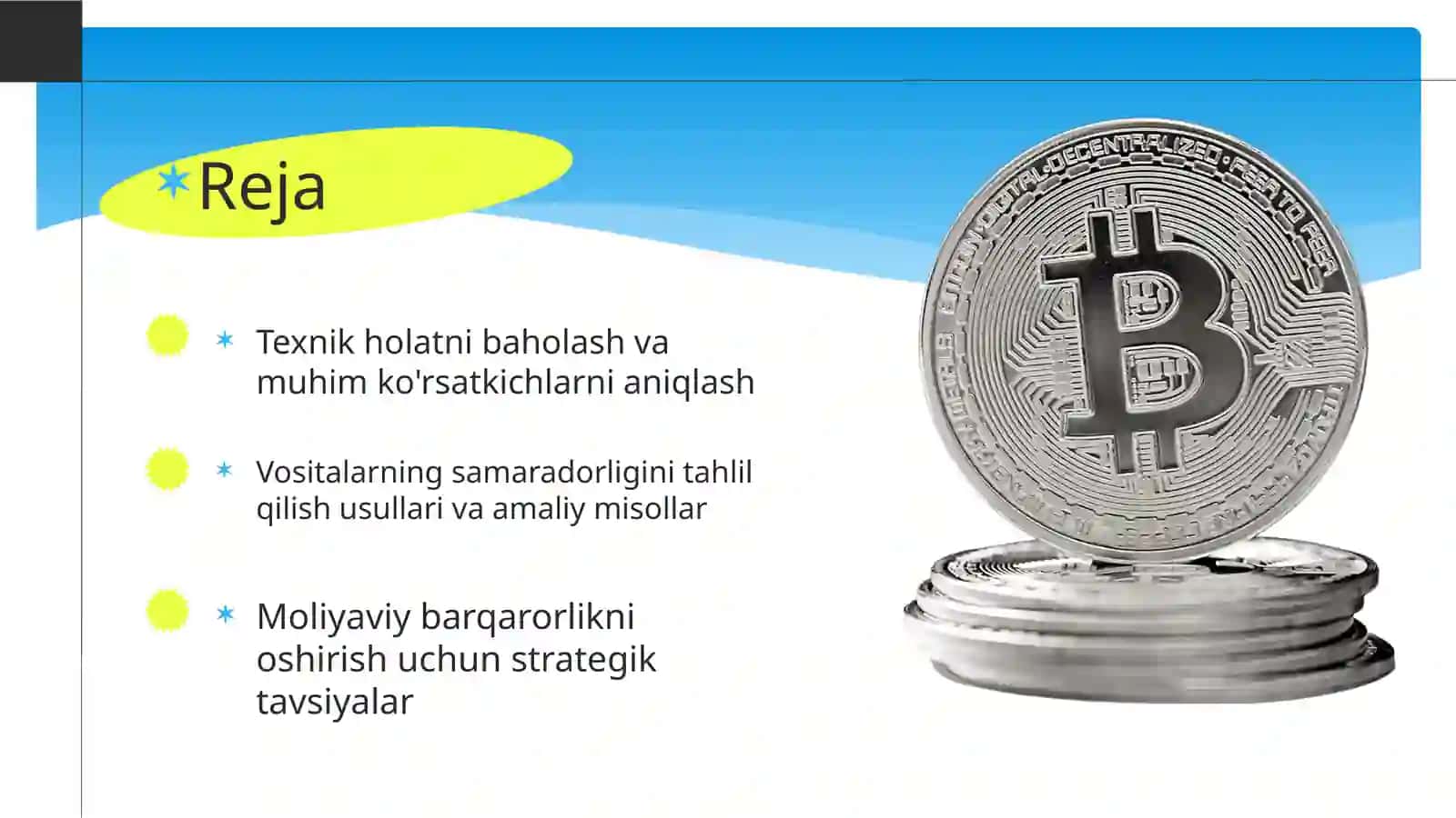 Texnik holatni baholash va muhim ko'rsatkichlarni aniqlash 2
