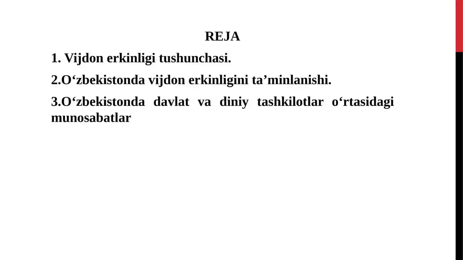 O‘zbekistondagi faoliyat yurituvchi diniy tashkilotlar 2