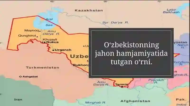 O‘zbekistonning jahon hamjamiyatida tutgan o‘rni 2