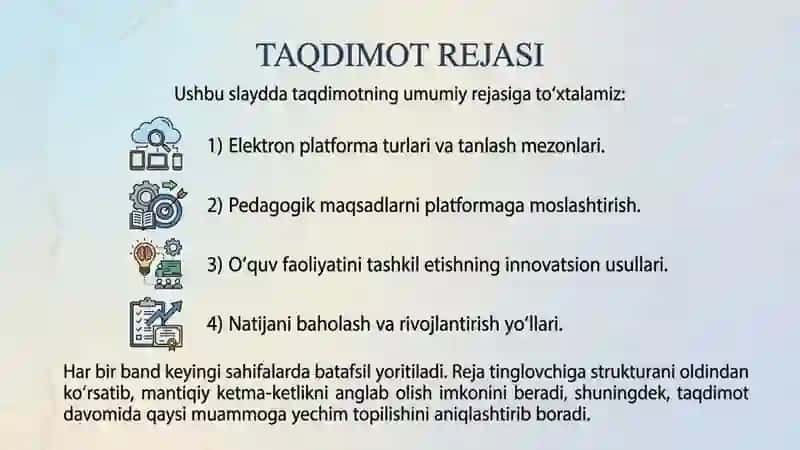 Elektron platformada pedagogik ish 2