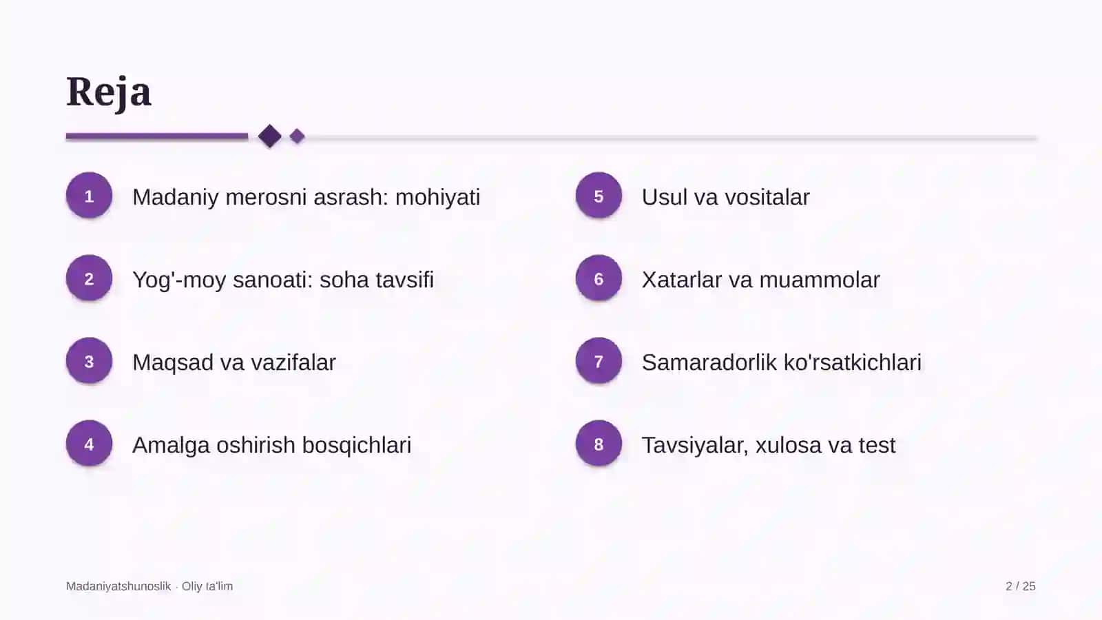 Yog'-moy sanoatida madaniy merosni asrash 2
