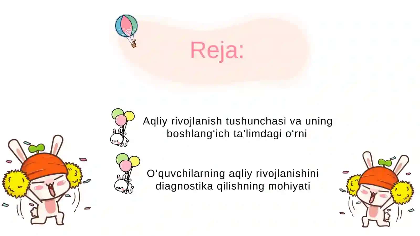 Aqliyrovojlanish diagnostika qilish 2