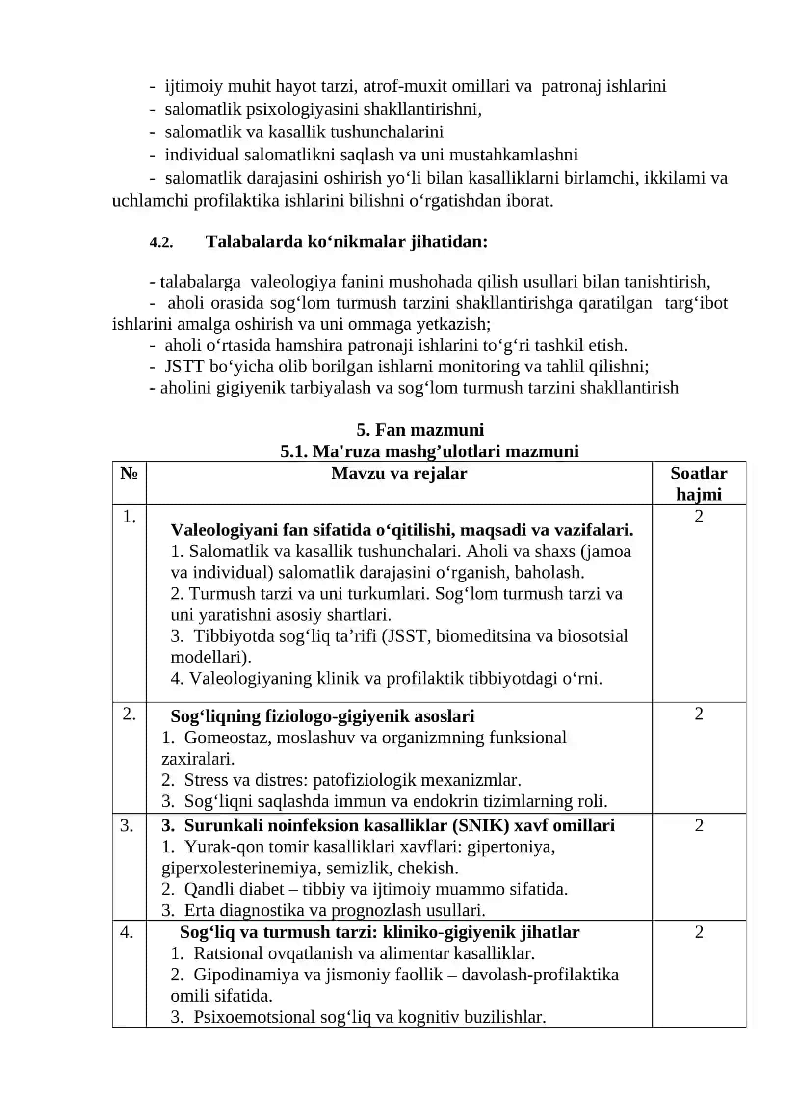 VALEOLOGIYA 2