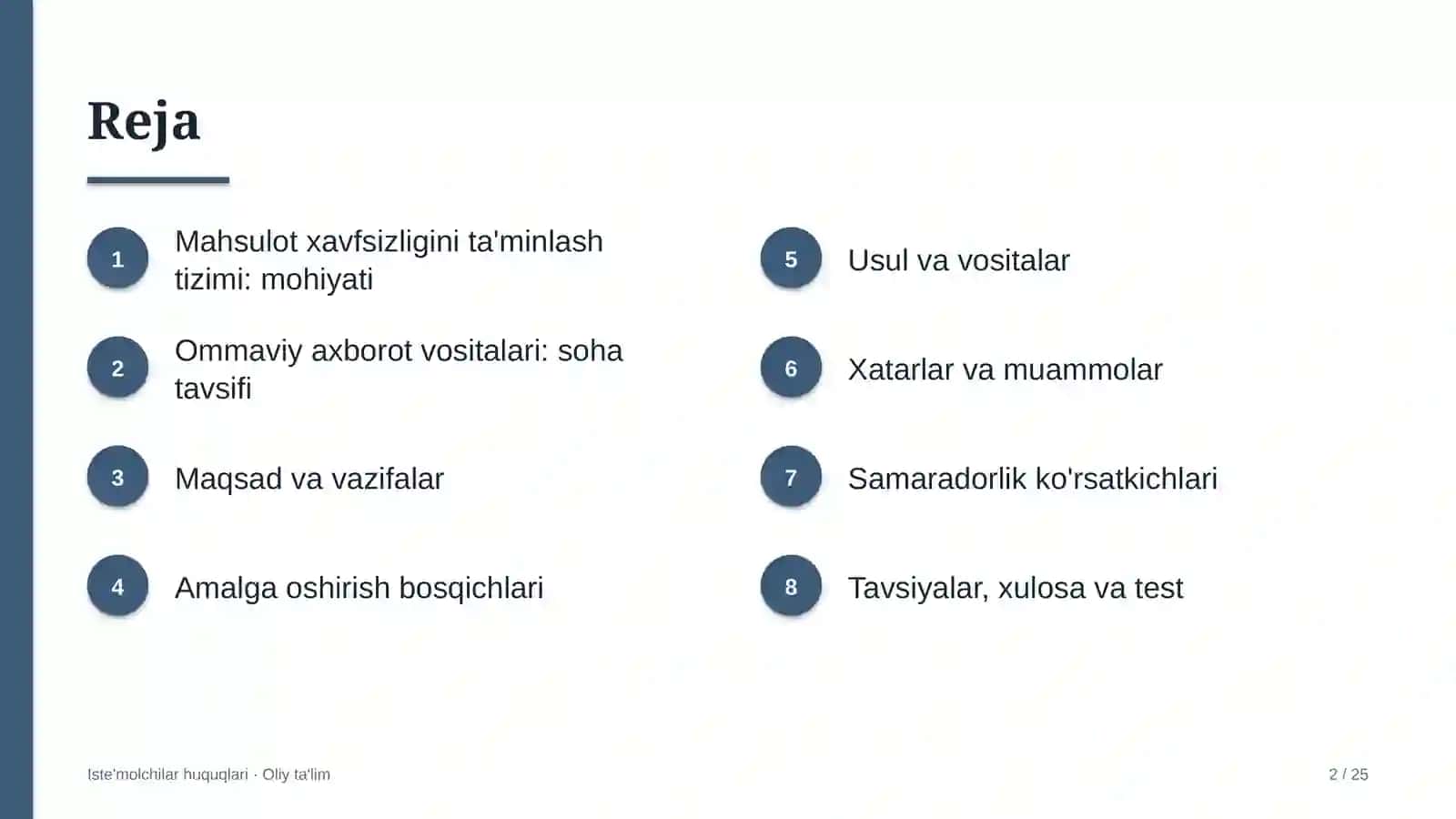 ommaviy axborot vositalarida mahsulot xavfsizligini ta'minlash tizimi 8194 2